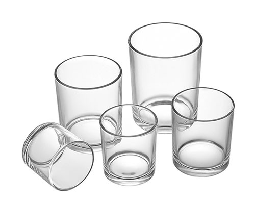 Clear Glass Candle Holders Bulk