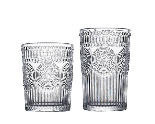 Embossed Water Glasses