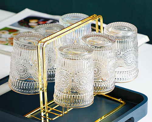 Embossed Wine Glasses