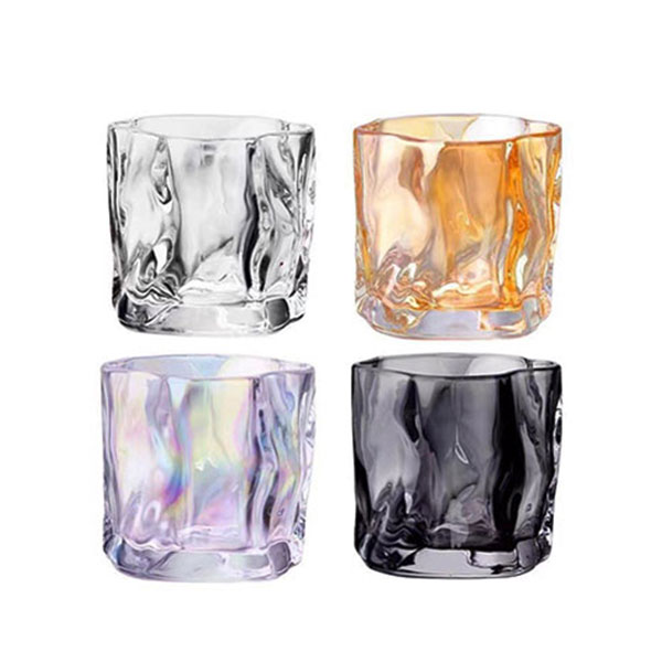 Twisted Glass Cups
