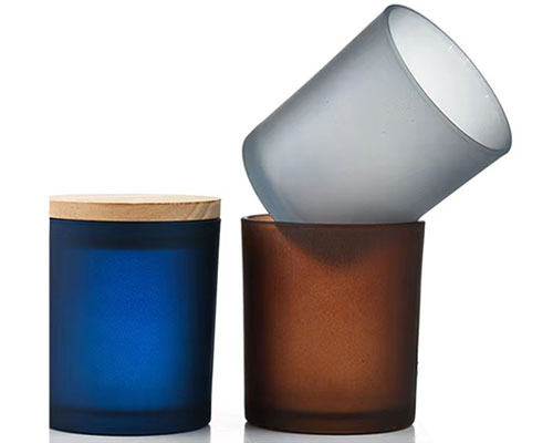 Colored Candle Jars