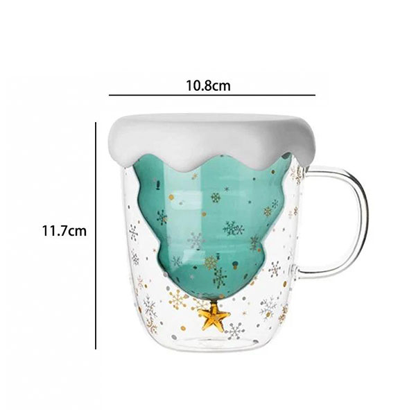 300ml Double Walled Christmas Mug