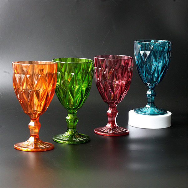 Glass Wine Cups Color