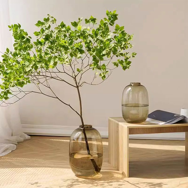 Amber Floor Vase