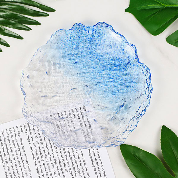Blue Crystal Candy Dish