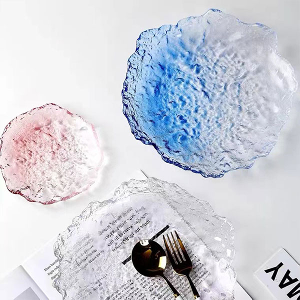 Blue Glass Plates