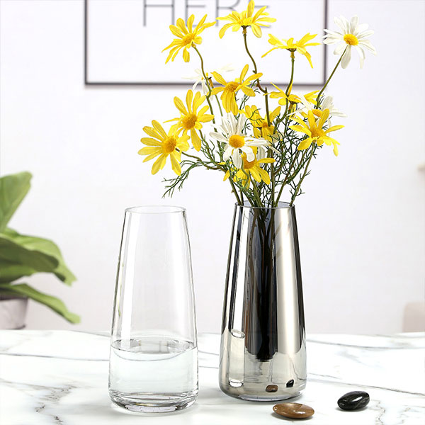 Clear Black Vase