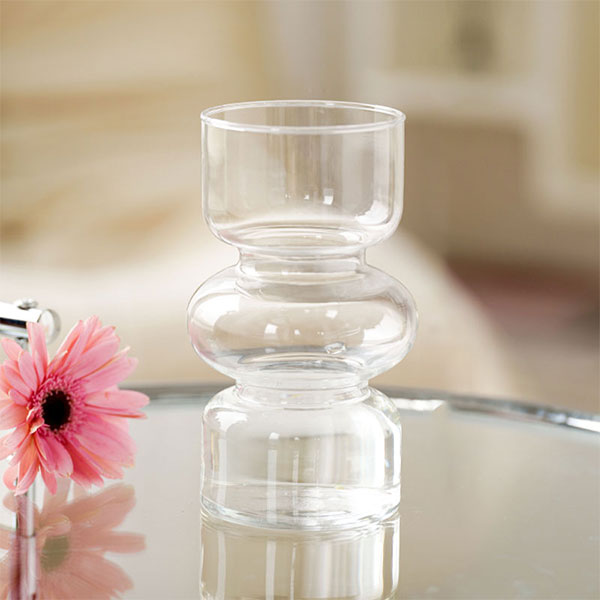 Clear Floor Vase