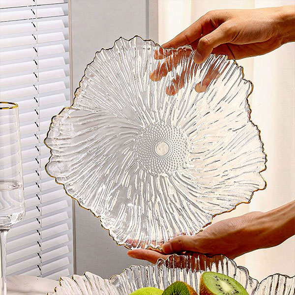 Clear Glass Salad Plates