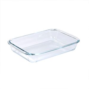 Clear Glass Square Plates