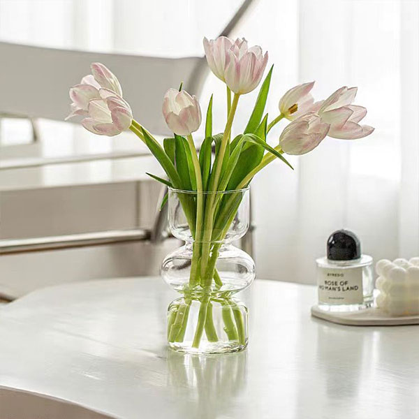 Clear Round Vase