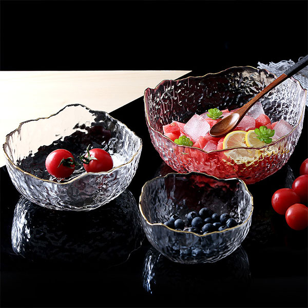 Clear Salad Bowls