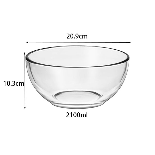 Clear Salad Bowls