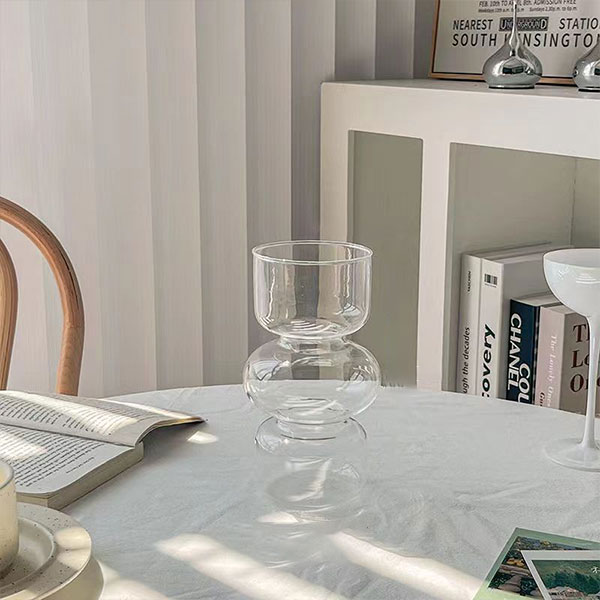 Clear Square Vase
