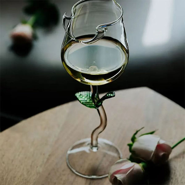 Flower Champagne Glass