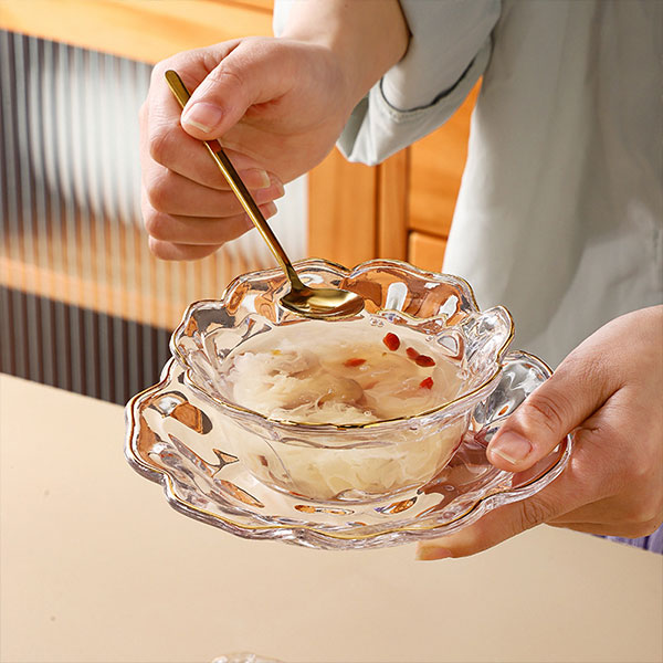 Flower Dessert Plates