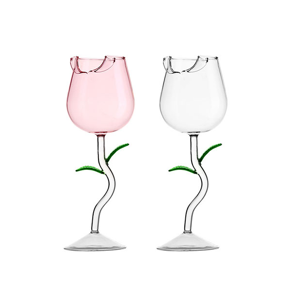 Flower Wine Glasses