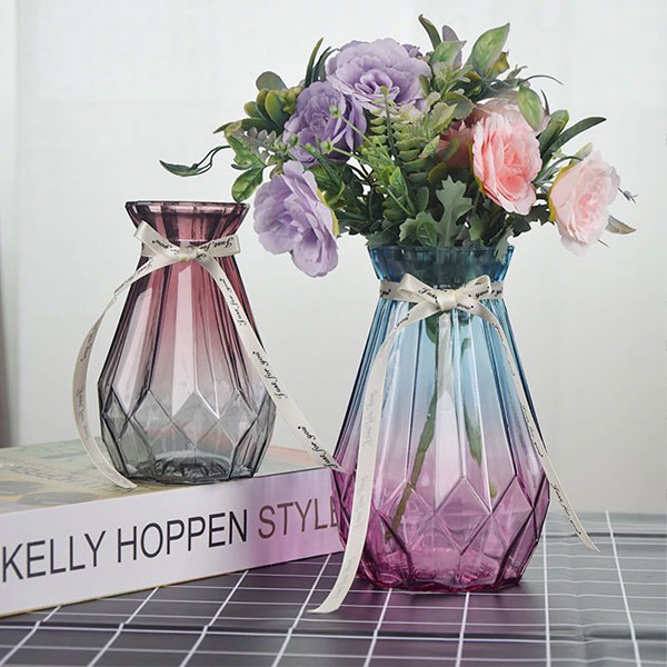 Geometric Wedding Centerpieces