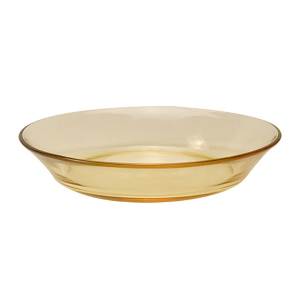 Glass Amber Plates