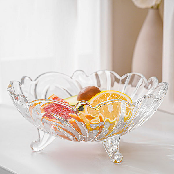 Glass Cake Plate Vintage
