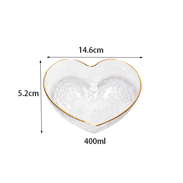Glass Plate With Gold Rim