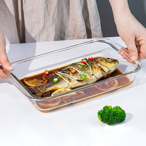 Glass Square Dinner Plates