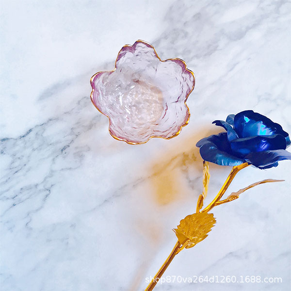 Pink Glass Dinner Plates