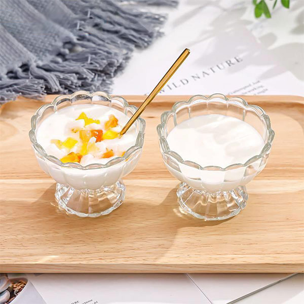 Small Glass Dessert Bowls
