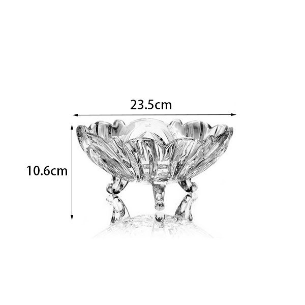 Vintage Clear Glass Plate