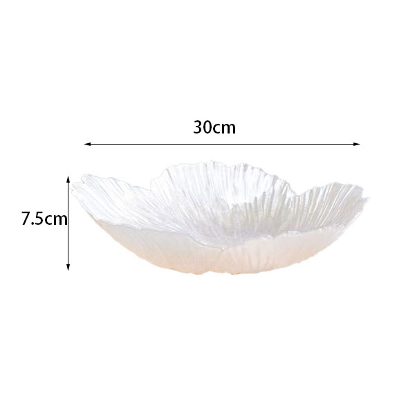 White Flower Plates